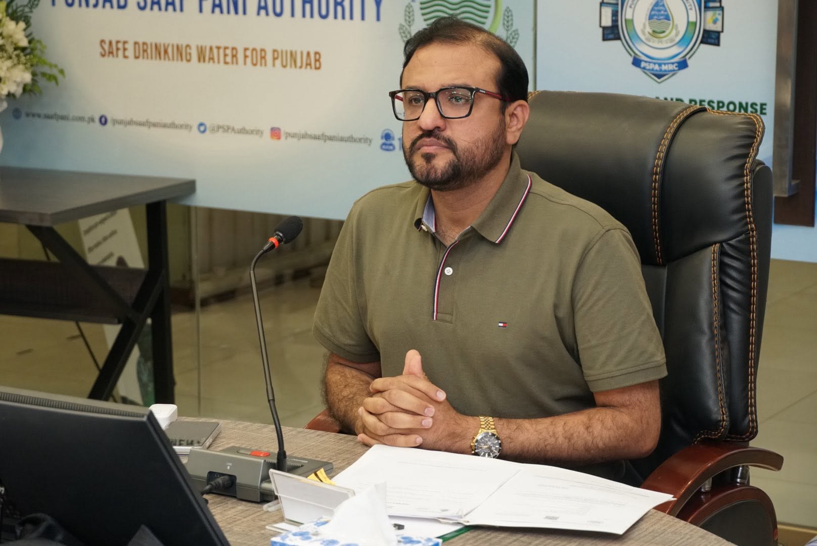 Punjab Saaf Pani Authority Holds 8th Governing Body Meeting